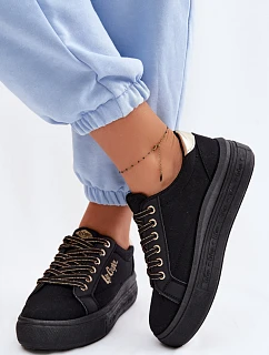 Dámské tenisky na platformě Lee Cooper LCW-26-44-4476 Černé