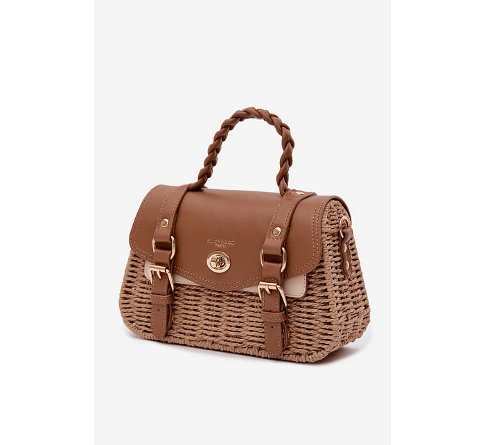 Malá Hnědá Taška S Pletením Marline
