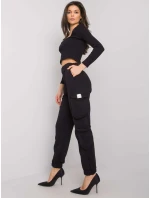 Tepláky RV DR 7364.01P čierna