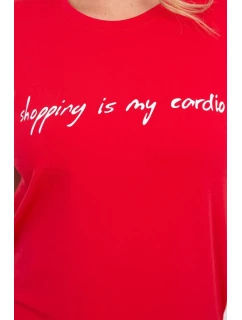 Dámske tričko 65279 červená - Kesi