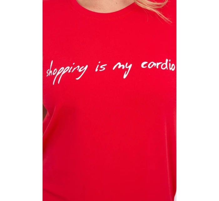 Dámske tričko 65279 červená - Kesi