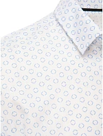 Pánska košeľa DX2438 bielo-modrá - FashionStreet