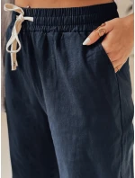 Dámské ležérní kalhoty s širokými nohavicemi DAY navy blue Dstreet model 21987298 - FashionStreet