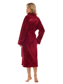 Dámsky župan 2413 Camelia wine plus - L&L