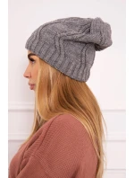 Fleecová čepice  tmavě šedá model 18750803 - K-Fashion