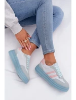 Dámské tenisky na platformě modré model 21997838 - Boto