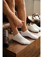 Pánské Kotníkové Ponožky ULTRA Tenké Bílé Pánské Kotníkové Ponožky ULTRA Tenké Bílé