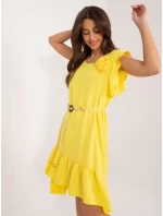 Sukienka DHJ SK model 19768919 żółty - FPrice