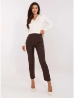 Spodnie IT SP model 21302327 ciemny brązowy - FPrice