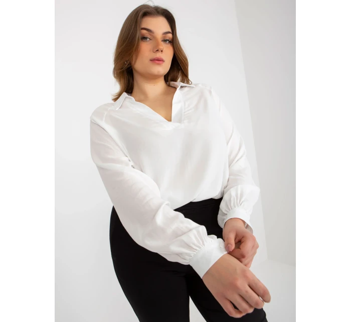 Dámska košeľa LK KS 509032.88P ecru - FPrice