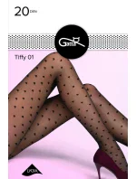 Dámske vzorované pančuchové nohavice TIFFY