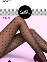 Dámske vzorované pančuchové nohavice TIFFY