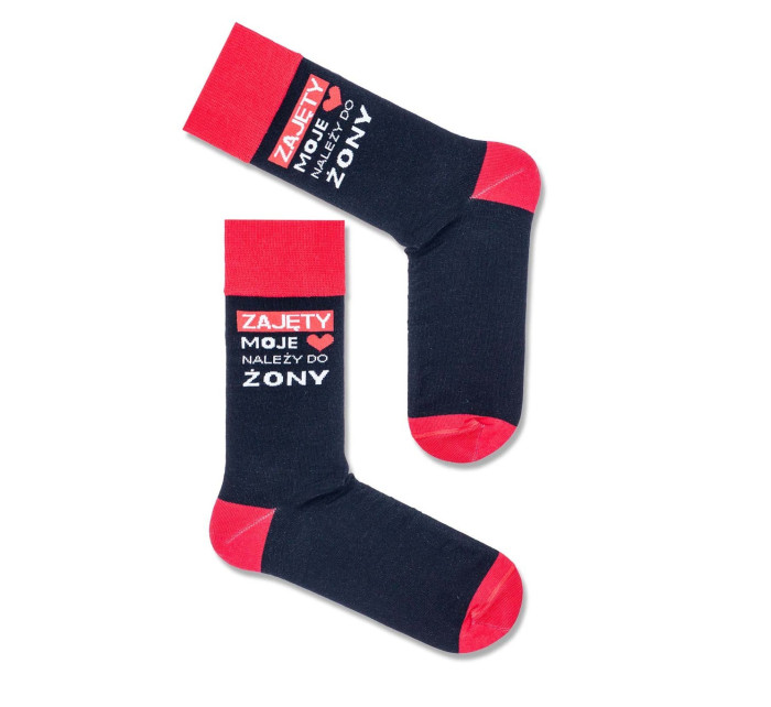 Pánske valentínske ponožky Milena Avangard 0125