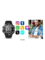 VELTORI VT120-1 Smartwatch Čierny silikónový remienok