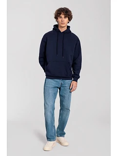 Iconic Premium Hooded Sweat Mikina s kapucí z těžké bavlny model 22459371 deep navy - Fruit of the Loom