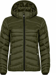 Jacket Women Dámská prošívaná bunda fog green model 22454679 - Clique