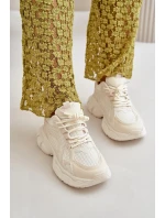 Dámske športové tenisky Beige Timoci Dámske športové tenisky Beige Timoci