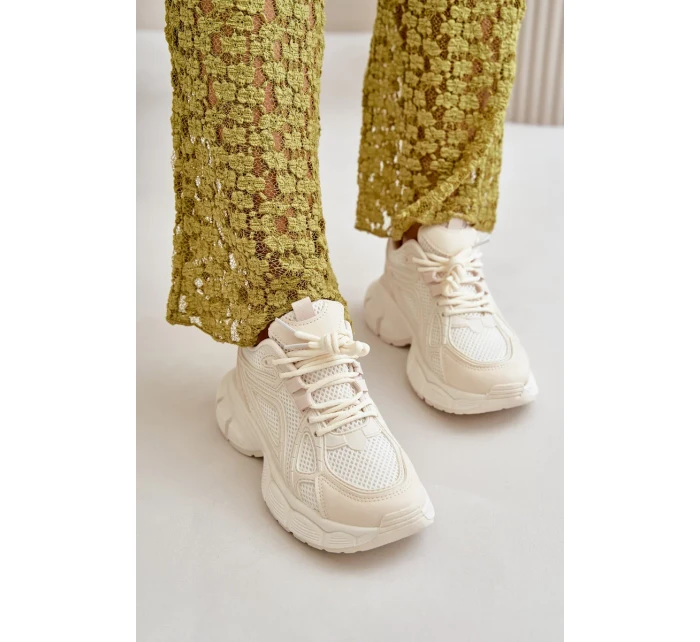 Dámske športové tenisky Beige Timoci Dámske športové tenisky Beige Timoci