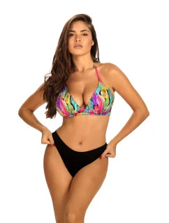 Dámske dvojdielne plavky Cyclades 1 S555CL1-1 Ružovo-fialový vzor - Vlastné