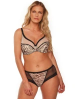 Dámská podprsenka Béžová s černou model 20480141 - Gaia Dámská podprsenka Béžová s černou model 20480141 - Gaia