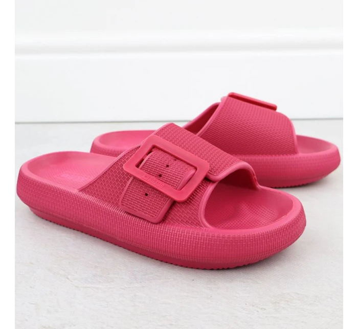 Dámske šľapky RR274A583 Dark pink - Big Star