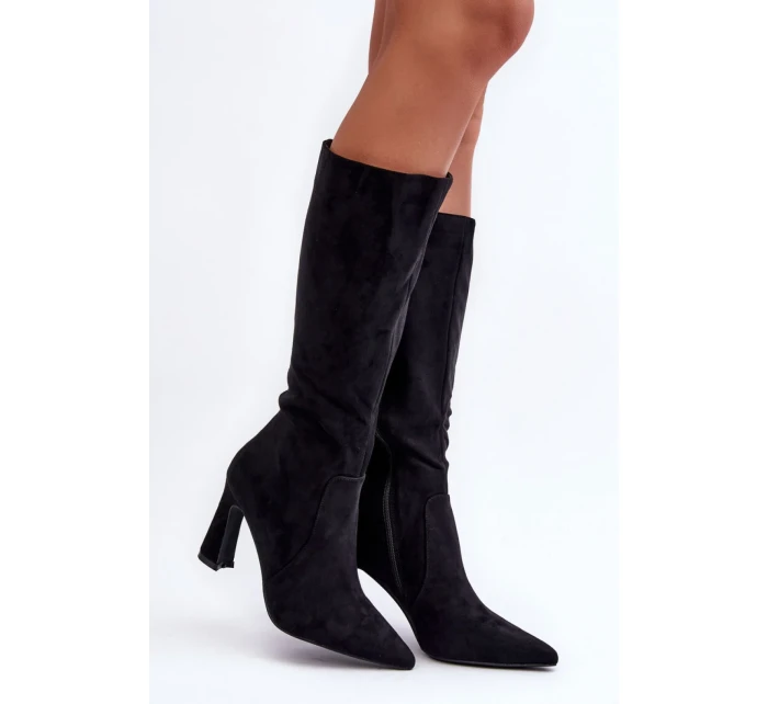 Čižmy na podpätku model 184041 Step in style