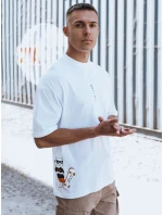 Pánské tričko s potiskem bílé Dstreet model 21975493 - FashionStreet