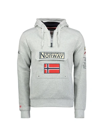 Geographic Norway 3/4 mikina 007 M WR059H/GN B-Grey Geographic Norway 3/4 mikina 007 M WR059H/GN B-Grey