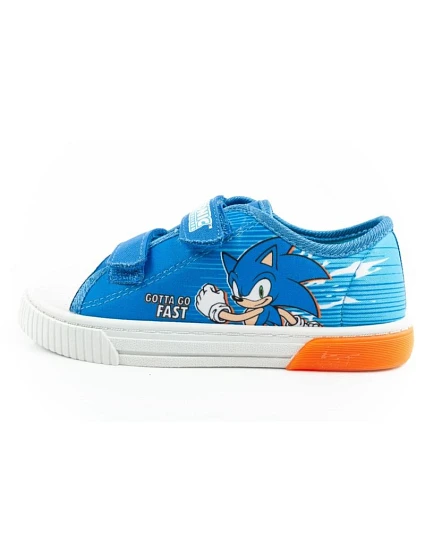 Leomil Sonic dětské sportovní boty lehké tenisky na suchý zip modré červené