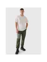 Oversize jednofarebné unisex tričko 4F 4FRAW24TTSHU2672-12S