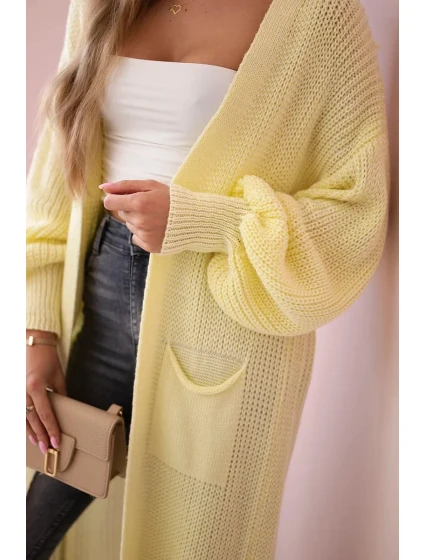Dlhý sveter žltý Dlhý sveter žltý