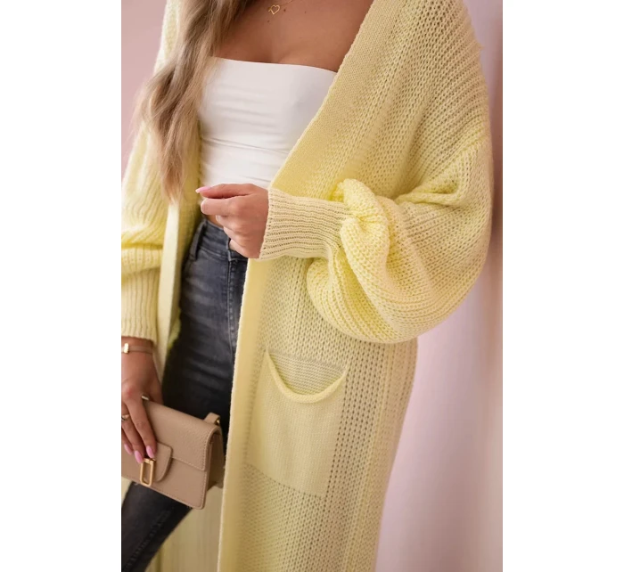 Dlhý sveter žltý Dlhý sveter žltý