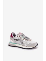 Sneakersy Buty Sportowe Damskie D.Franklin DFSH378006 Srebrne