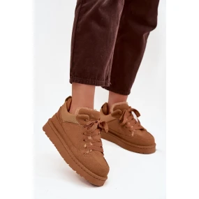 Dámské tenisky s podšívkou Camel model 21718502 - Boto Dámské tenisky s podšívkou Camel model 21718502 - Boto