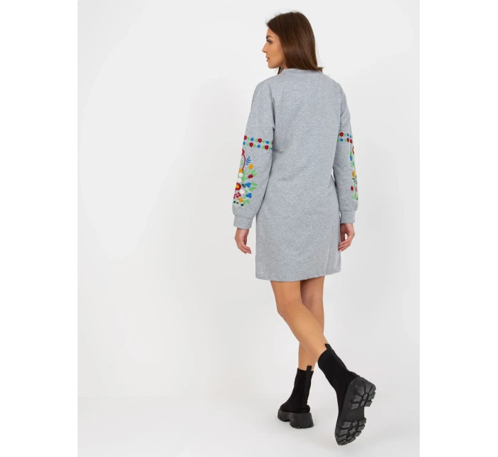 Šaty MB SK 8023.26 sivé