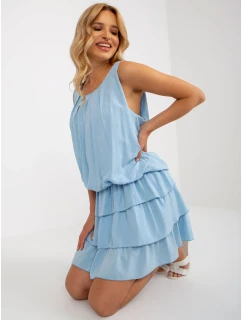 TW SK BI 8139 šaty.44 svetlo modrá