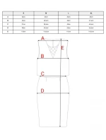 Šaty s vsadkou černé model 21470647 - STYLOVE