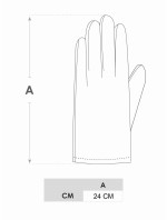 Yoclub Dámske rukavice RES-0161K-345C Black