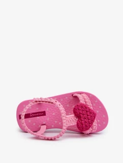 Detské sandále so srdcom 81997 Ipanema My First Baby Pink