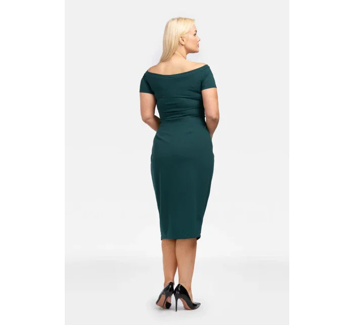 Dámske šaty Delicja SA718 zelené - Karko