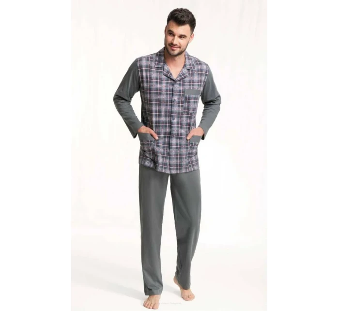Pánské rozepínací pyžamo model 21180200 - Luna Pánské rozepínací pyžamo model 21180200 - Luna