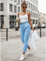 Dámske látkové nohavice ERLON modré FashionStreet UY2028 Dámske látkové nohavice ERLON modré FashionStreet UY2028