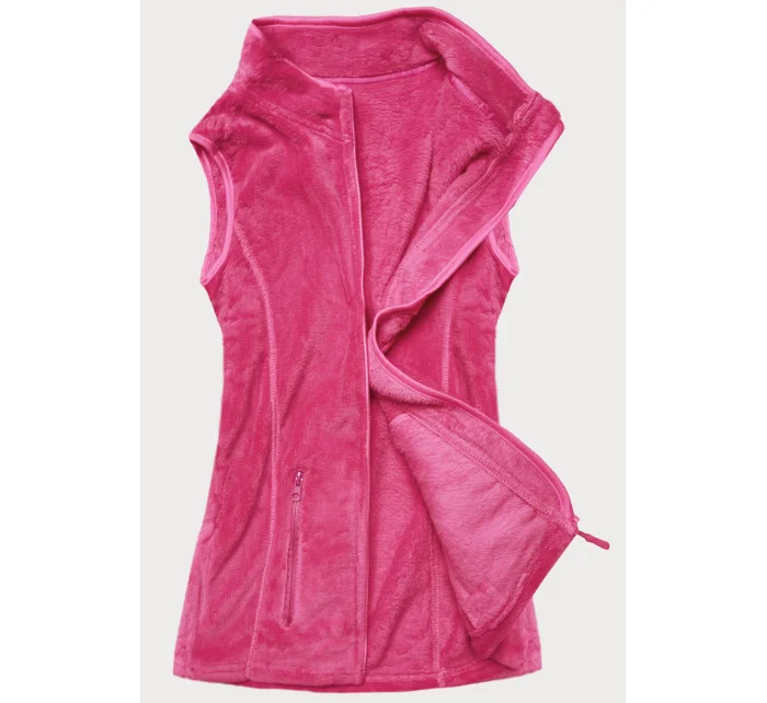 Ružová plyšová dámska vesta (HH003-51) Ružová plyšová dámska vesta (HH003-51)
