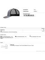 MB 6 panelová síťovaná kšiltovka 03. grey melange/black model 22495718 - Daiber MB 6 panelová síťovaná kšiltovka 03. grey melange/black model 22495718 - Daiber