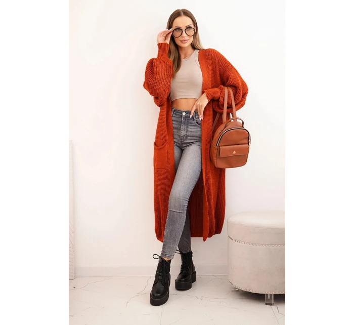 Dlhý sveter červený Dlhý sveter červený