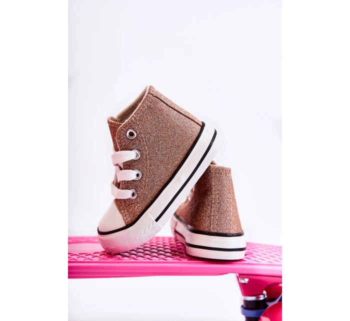 Dětské vysoké tenisky Růžové zlato model 21587252 - Boto