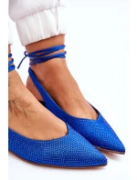 Vázané Baleríny S Modre model 21612808 - Boto