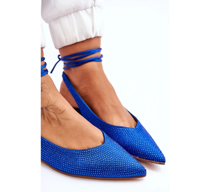 Vázané Baleríny S Modre model 21612808 - Boto
