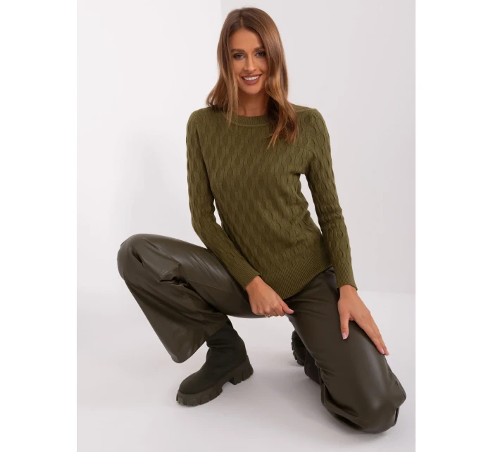 Sweter AT SW  khaki model 18987580 - FPrice