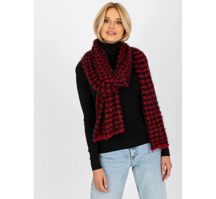 Šál AT SZ 3710.88 čierna a červená
